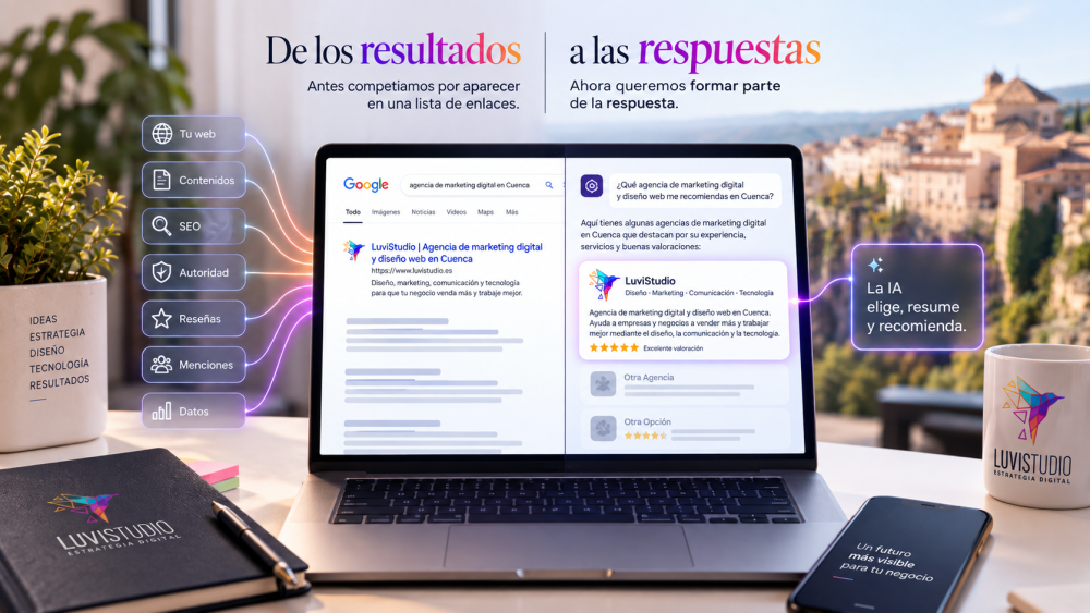 Posicionamiento en Inteligencia Artificial (GEO): ¿aparece tu empresa cuando alguien pregunta a una IA?