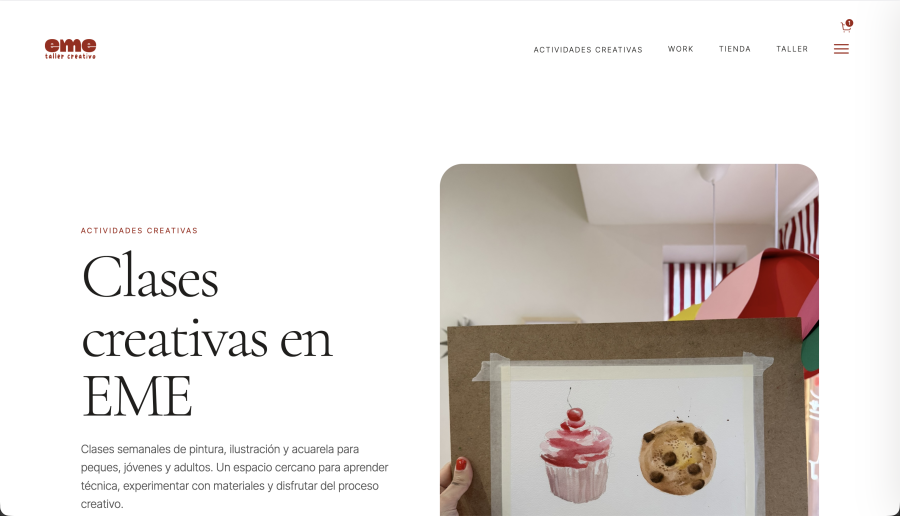 Eme Taller Creativo · Web y tienda online , fotografía 3