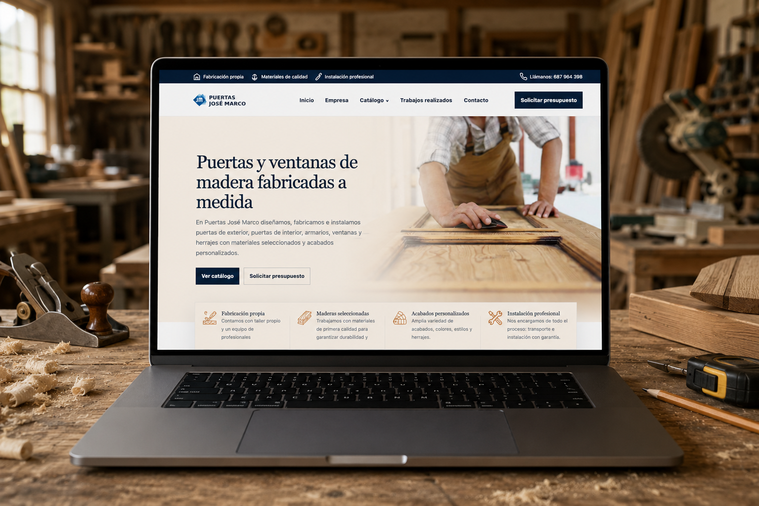 Proyecto de Luvi Studio: Puertas José Marco