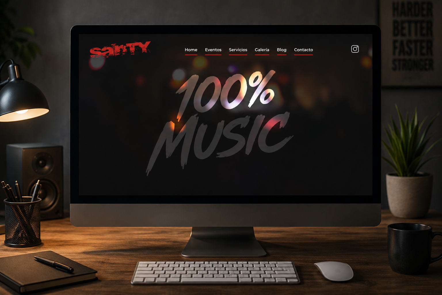 Proyecto de Luvi Studio: Santy Music